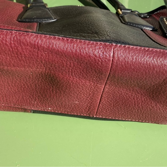 Calvin Klein Maroon/Black handbag - Picture 4 of 6